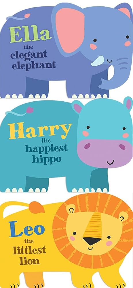 Shaped Board Book 3 Pack - Jungle Animals 0297 cover image