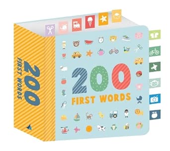Chunky Ribbon Tabbed Board Book - First 200 Words 2048 cover image